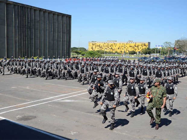 Força Nacional capacita 600 homens para atuar na Copa