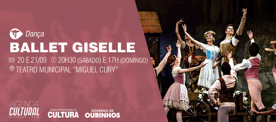 Cia. Brasileira de Ballet fará duas apresentações neste final de semana no Teatro Municipal de Ourinhos