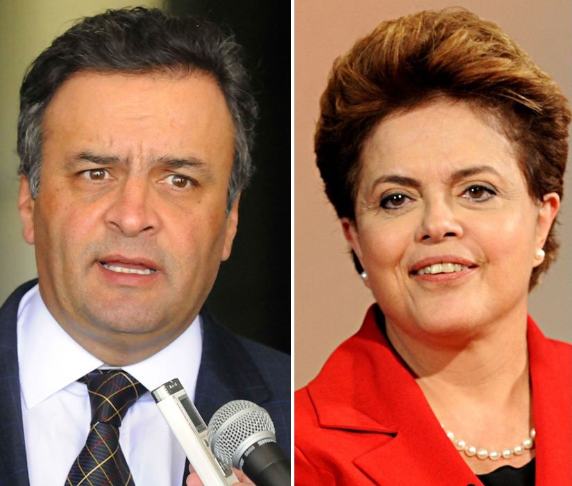 Em pesquisa de intenção de voto para o 2º turno, Aécio ultrapassa Dilma