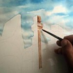 Neste sábado tem oficina de pintura em aquarela em Santa Cruz