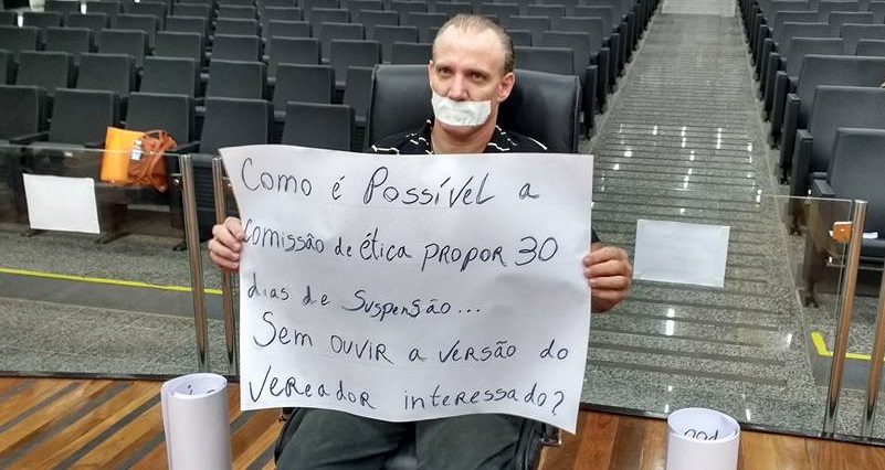 Por unanimidade, vereador Psiu é suspenso por 30 dias