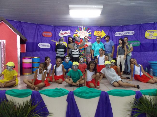 Chavantes realiza caminhada de conscientização e teatro para alertar sobre os perigos da dengue