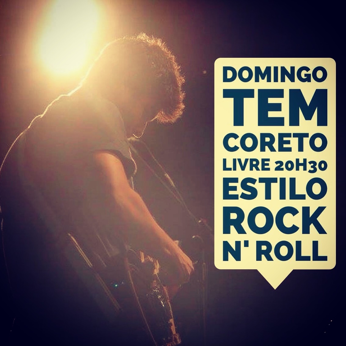 Domingo tem Coreto Livre em Santa Cruz e o tema é Rock n’ Roll