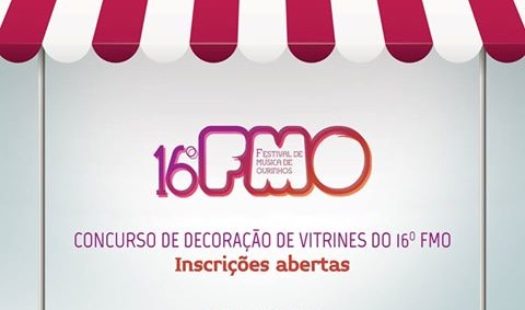Estão abertas as inscrições para o Concurso de Decoração de Vitrines do 16º Festival de Música de Ourinhos