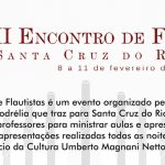 Encontro em Santa Cruz reunirá Flautistas de todo Brasil