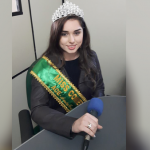 Miss Comerciária 2017 da ACE Santa Cruz participa do Jornal da Antena A