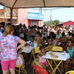 Crianças fazem a festa na Vila Divineia em Santa Cruz