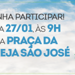 Sábado tem evento na praça da igreja São José em Santa Cruz