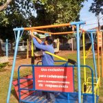 Devido ao mau uso, brinquedo acessível instalado no Parque Levado da Breca é retirado para consertos