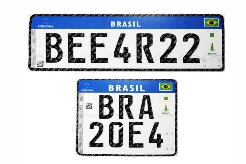 Governo suspende por 60 dias a implantação de placas do Mercosul
