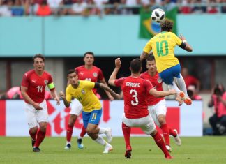 Em último teste antes do Mundial, Brasil vence a Áustria por 3 a 0