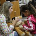 Odontopediatra participa de projeto sobre a gentileza no Núcleo Wilson Gonçalves