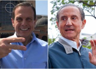 Ibope – São Paulo, votos válidos: Doria, 32%; Skaf, 30%; França, 18%; Marinho, 8%