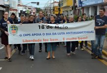 Santa-cruzenses participam de passeata em prol do Dia Nacional de Combate à Exploração Sexual de Crianças e do Dia da Luta Antimanicomial