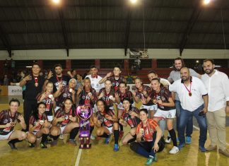 Futsal feminino de Santa Cruz é tetra campeão na Copa Record de Futsal Feminino