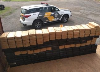Motorista de caminhão é preso com arma, R$ 14,5 mil e mais de 200 kg de cocaína na Rodovia Castello Branco