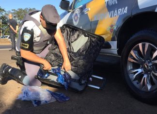 Paraguaio é preso em Ourinhos com haxixe escondido em fundo falso de mala