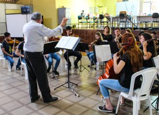 Biblioteca do Cras São José é inaugurada com apresentação da Orquestra Santa Cruz