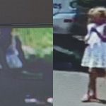 Câmera de segurança mostra menina em praça momentos antes de desaparecer em Chavantes