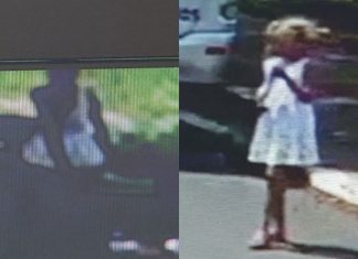 Câmera de segurança mostra menina em praça momentos antes de desaparecer em Chavantes