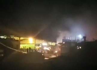 Incêndio destrói depósito de madeireira em Santa Cruz do Rio Pardo