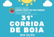 Estão abertas as inscrições para a 31ª edição da Corrida de Boia de Santa Cruz do Rio Pardo