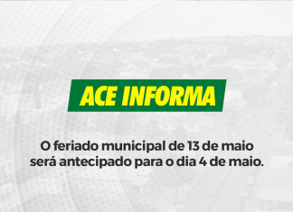 Feriado municipal em Santa Cruz será antecipado para 4 de maio