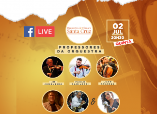 Professores da Orquestra de Câmara Santa Cruz participam de live nesta 5ª feira
