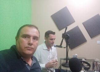 José Ramiro e Eduardo Boi participaram da estréia do Jornal Antena A