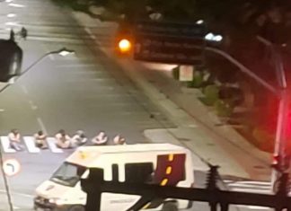 Quadrilha aterroriza centro de Criciúma durante assalto a banco