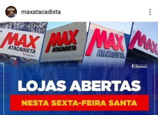 Max Atacadista horário de funcionamento no feriado (15/04)