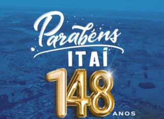 Parabéns ITAÍ pelos 148 Anos.
